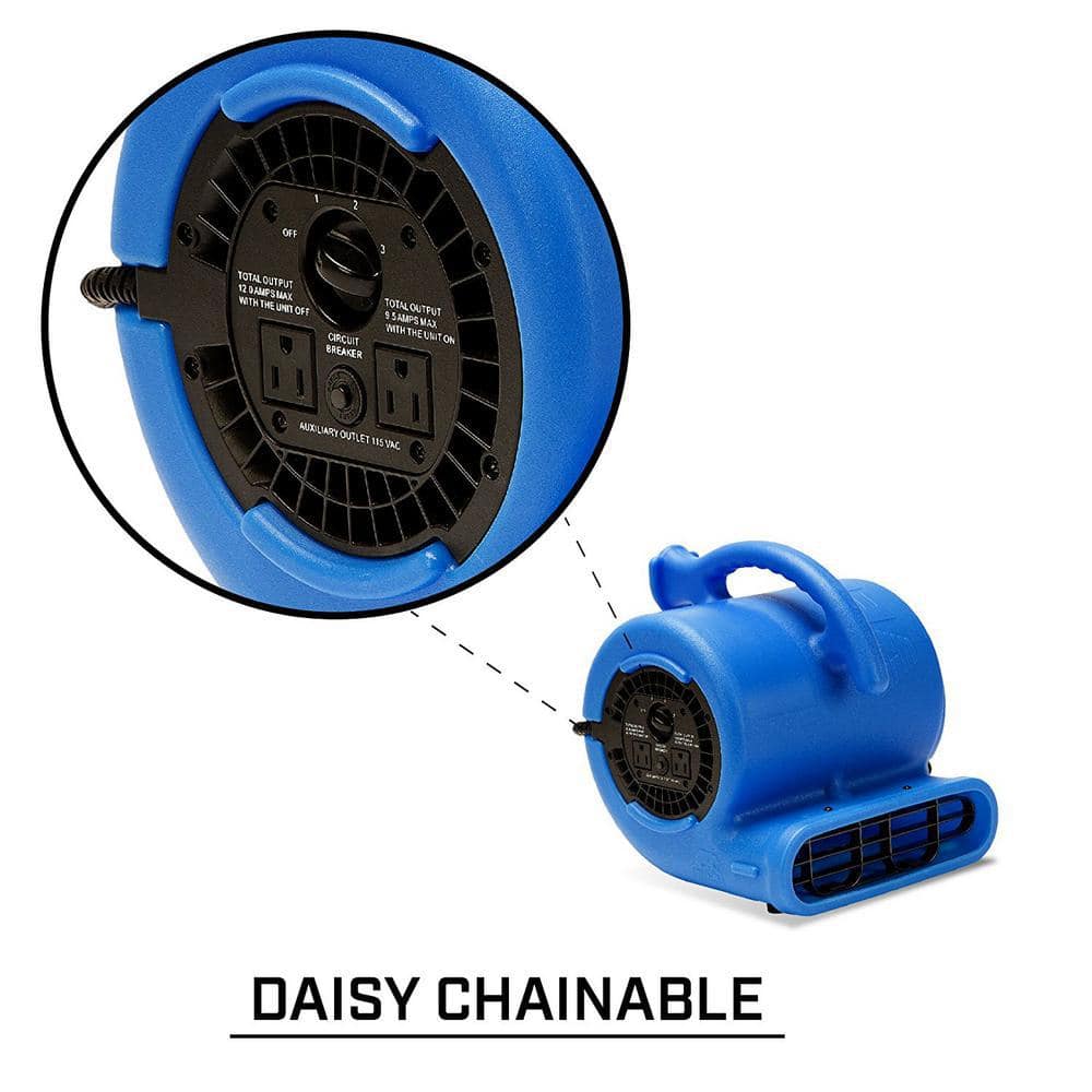 B-Air 1/4 HP Blower for Water Damage Restoration