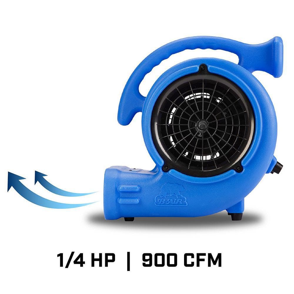 B-Air 1/4 HP Blower for Water Damage Restoration