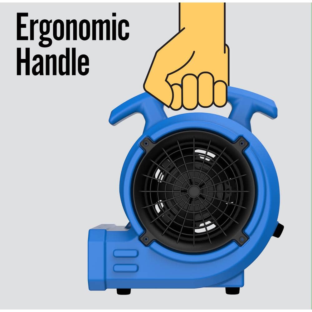 1/8 HP Floor Blower Fan - Blue