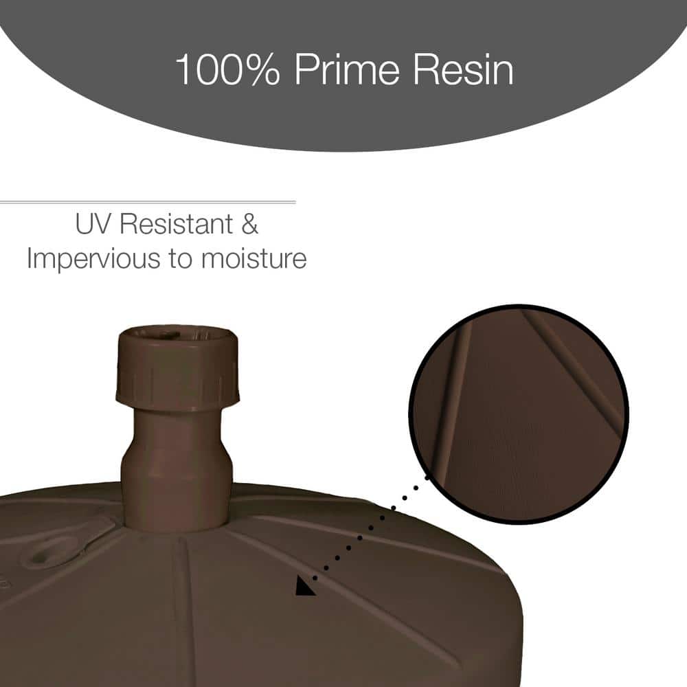 Resin Patio Umbrella Base in Bronze