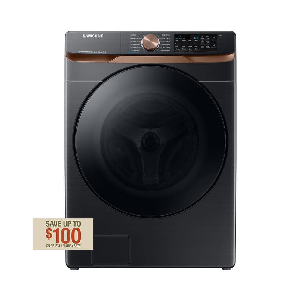 Samsung 5 cu. ft. Front Load Washer, Black