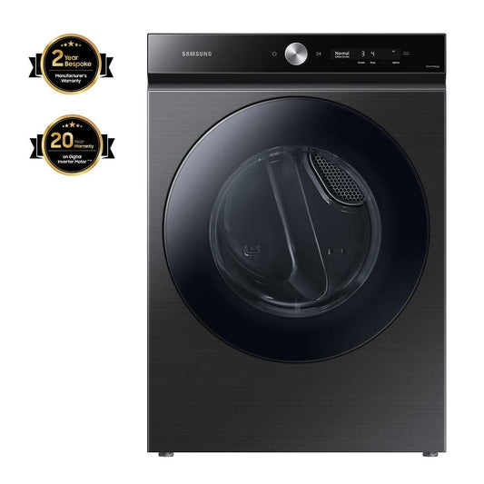 Samsung Bespoke 7.6 cu ft Gas Dryer in Brushed Black