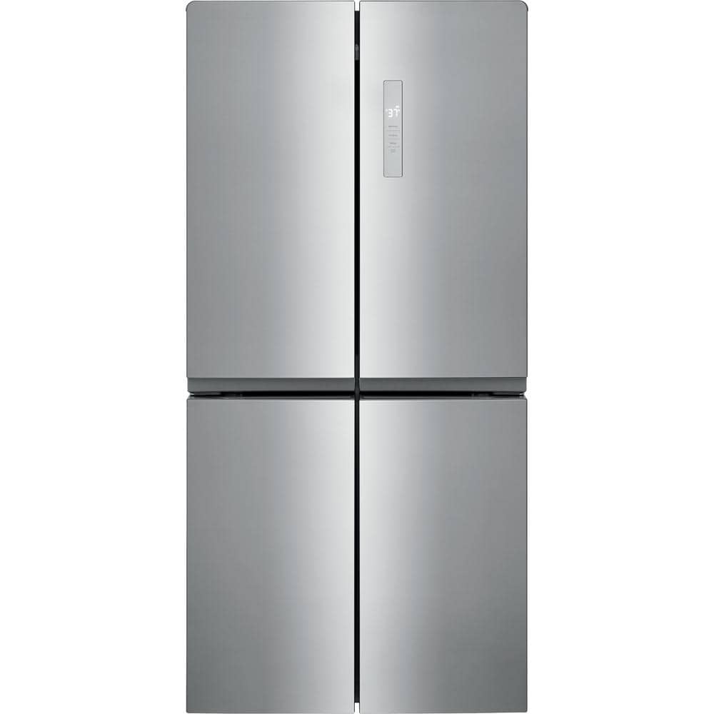 17.4 cu. ft. 4-Door Refrigerator in Brushed Steel