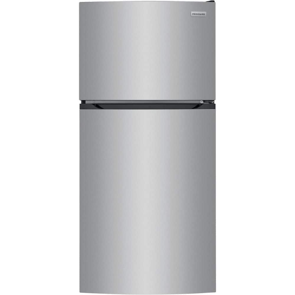 Frigidaire 13.9 cu. ft. Top Freezer Fridge, steel