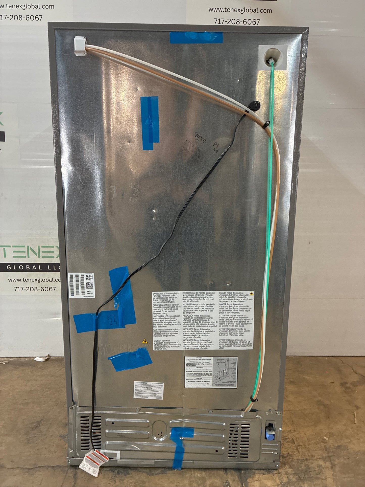 Frigidaire 36 in. Side-by-Side, 25.6 cu ft, SS Refrigerator