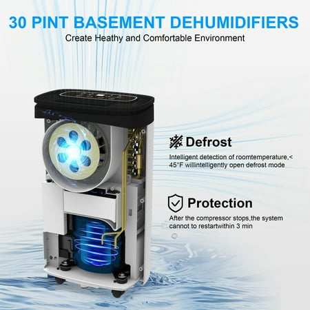AIRPLUS 7.54 Pints Dehumidifier, AP2002