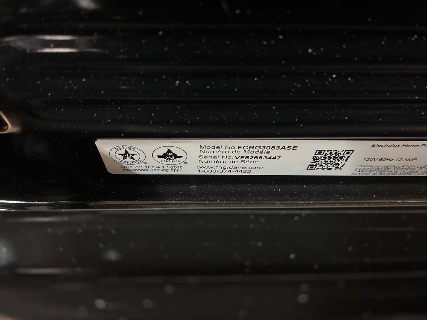 Frigidaire 30-in 5 Burners 5.1-cu ft Oven