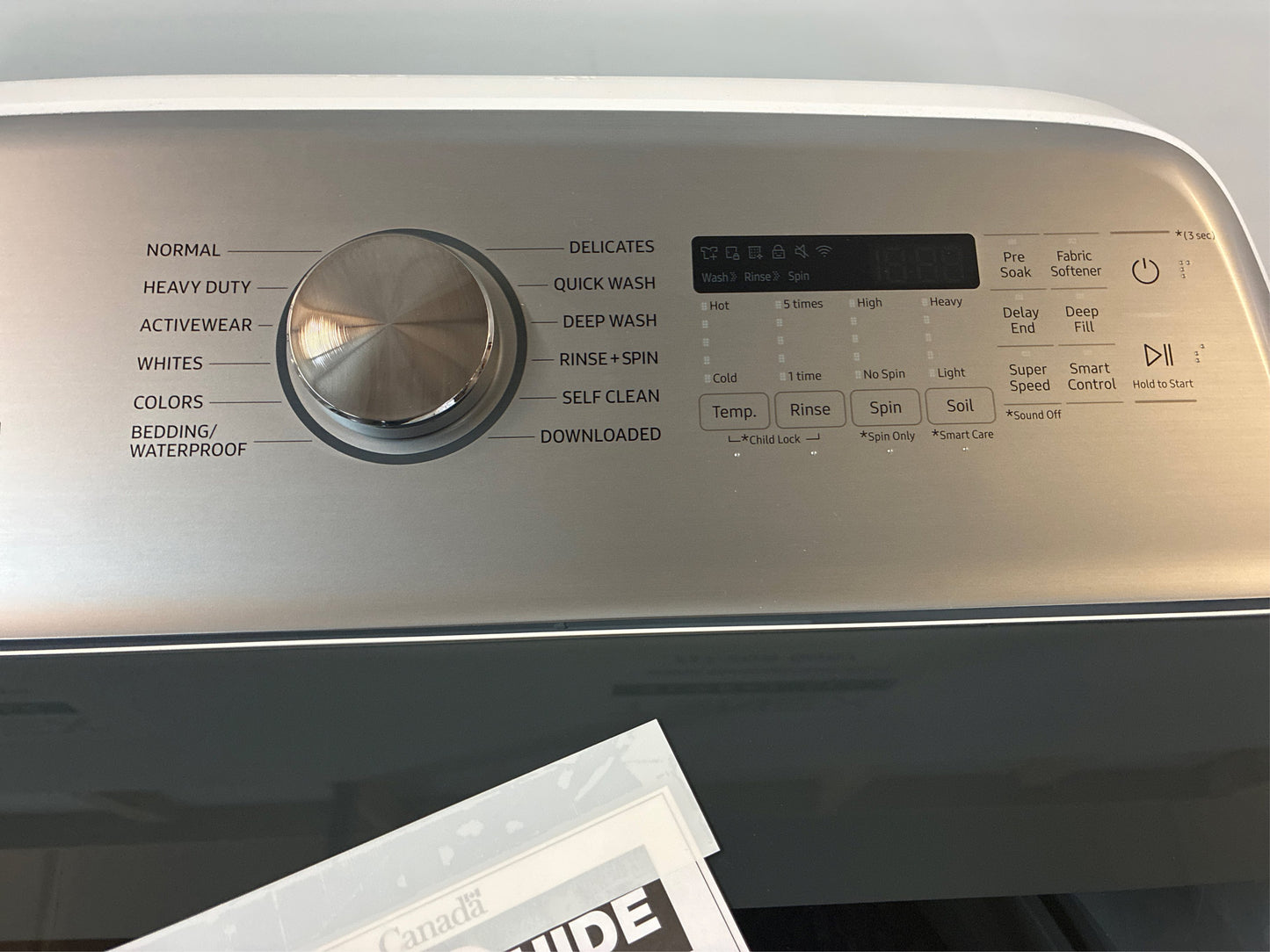 Samsung 5.2 cu. ft. Smart Top Load Washer, White