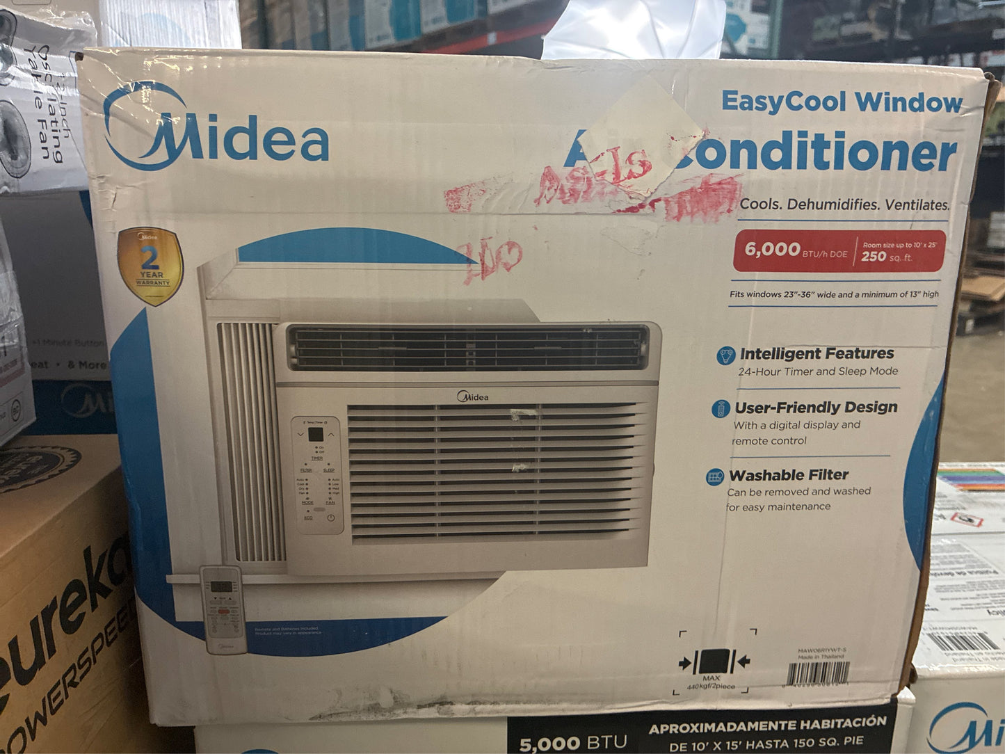 Media 6,000 BTU Window Air Conditioner w/ Remote