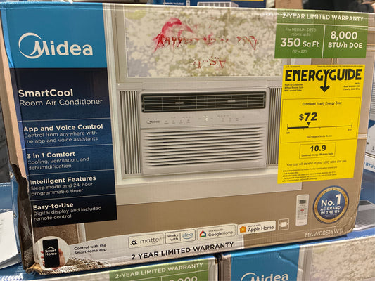 8000 BTU Portable AC for Bedroom up to 350 Sq Ft
