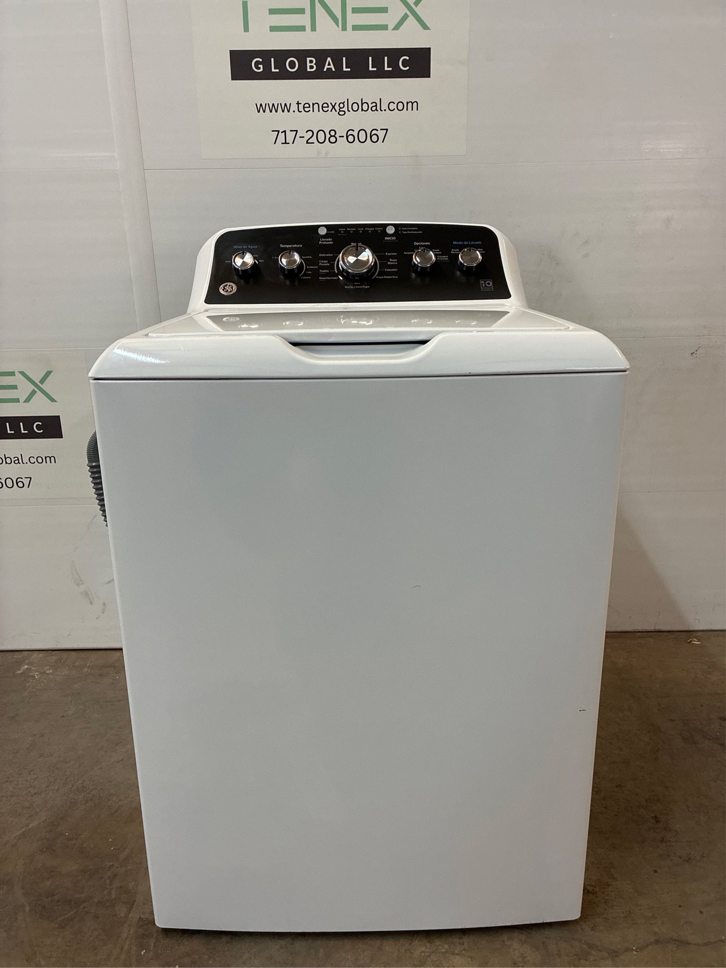 GE 4.5 cu.ft. Washer with Spanish Control