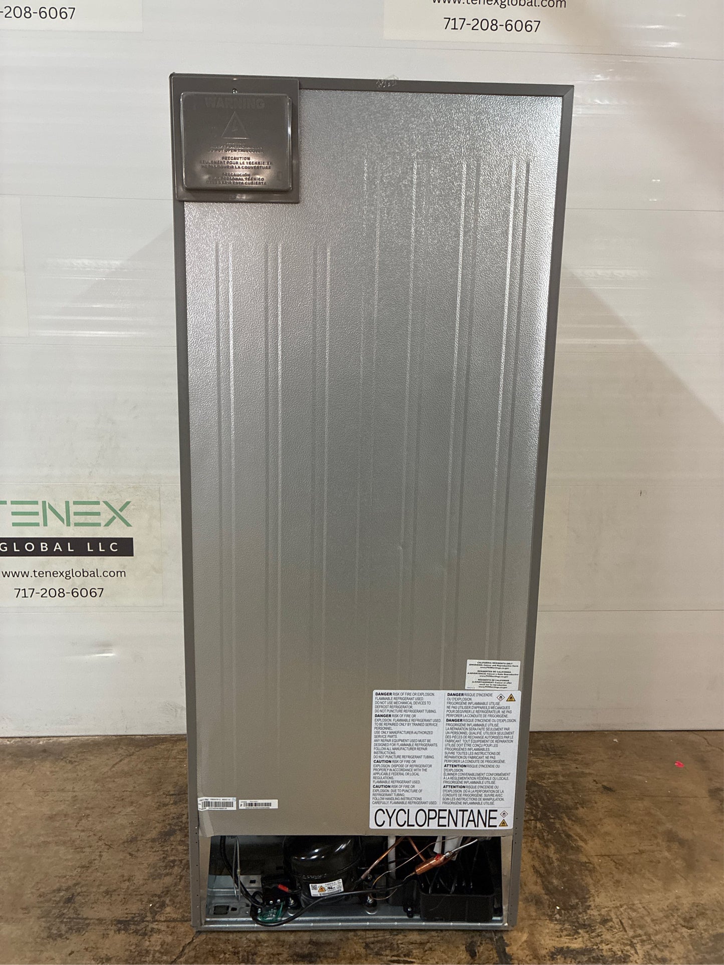 Frigidaire 13 cu ft Upright Freezer - Brushed Steel