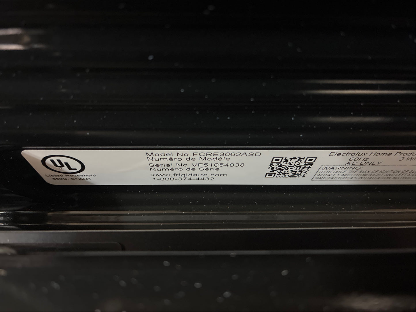 Frigidaire 30 in. 5-Burner Electric Range