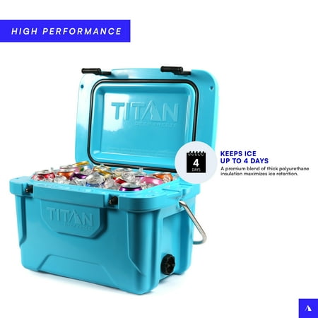Titan by Arctic Zone 20Qt Hard Cooler - Blue