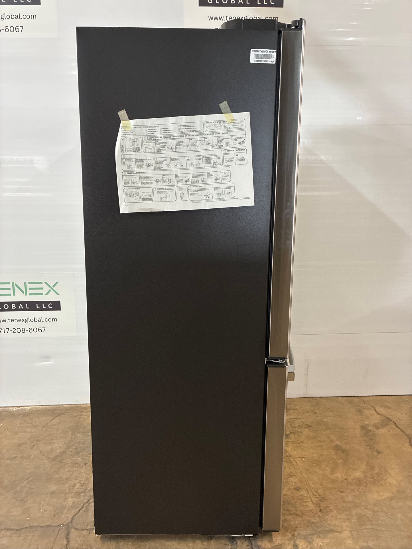 GE 18.6-cu ft French Door Fridge with Ice Maker.