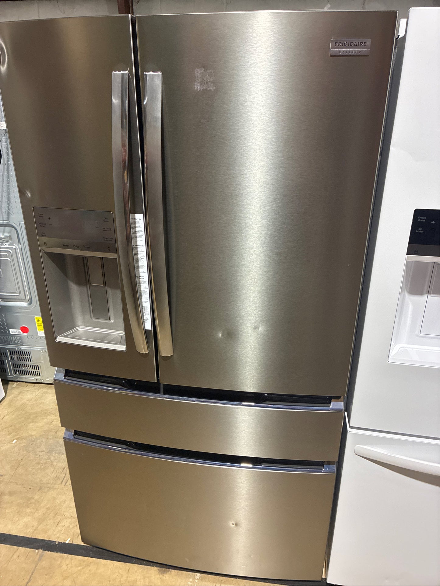 36" 26.3 cu ft 4 Door Refrigerator in Steel