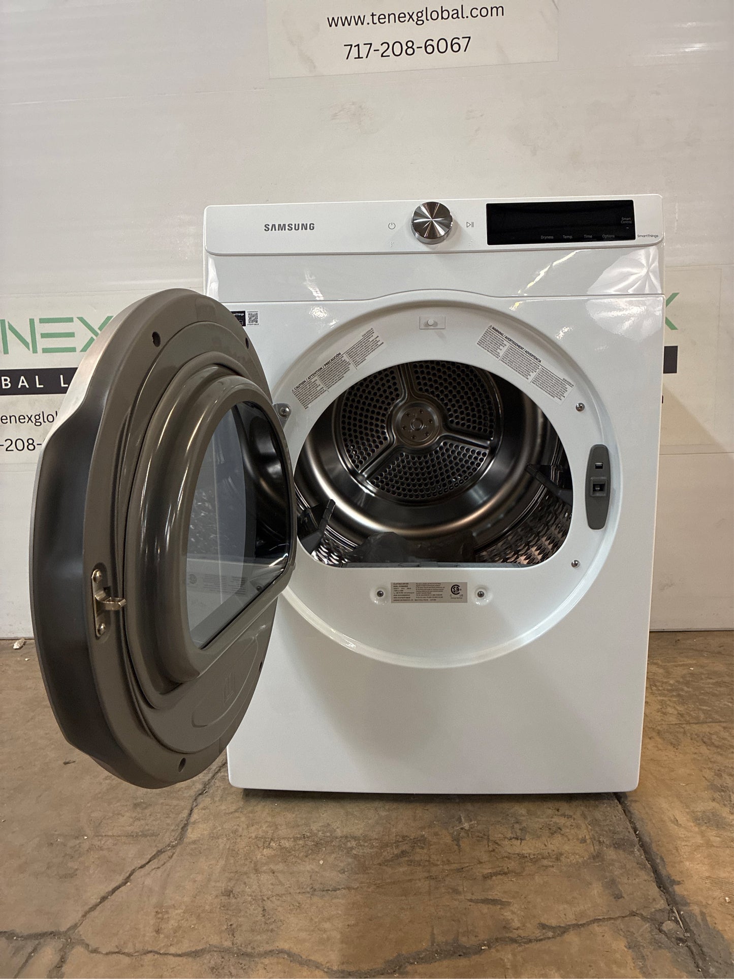 Samsung - 4.0 cu. ft. Smart Dial Electric Dryer