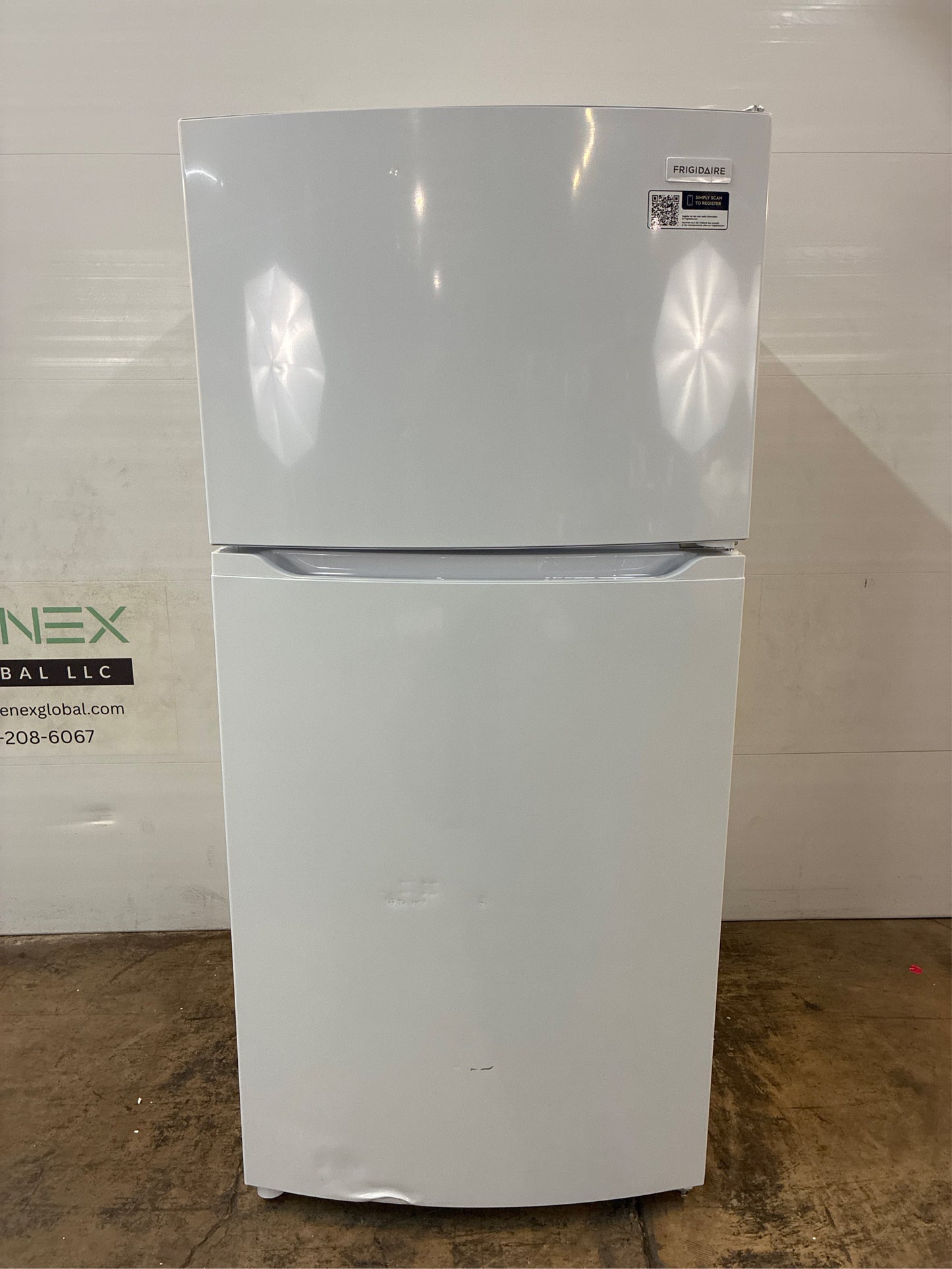Frigidaire 27.6" Freezer Refrigerator, 13.9 cu ft, White