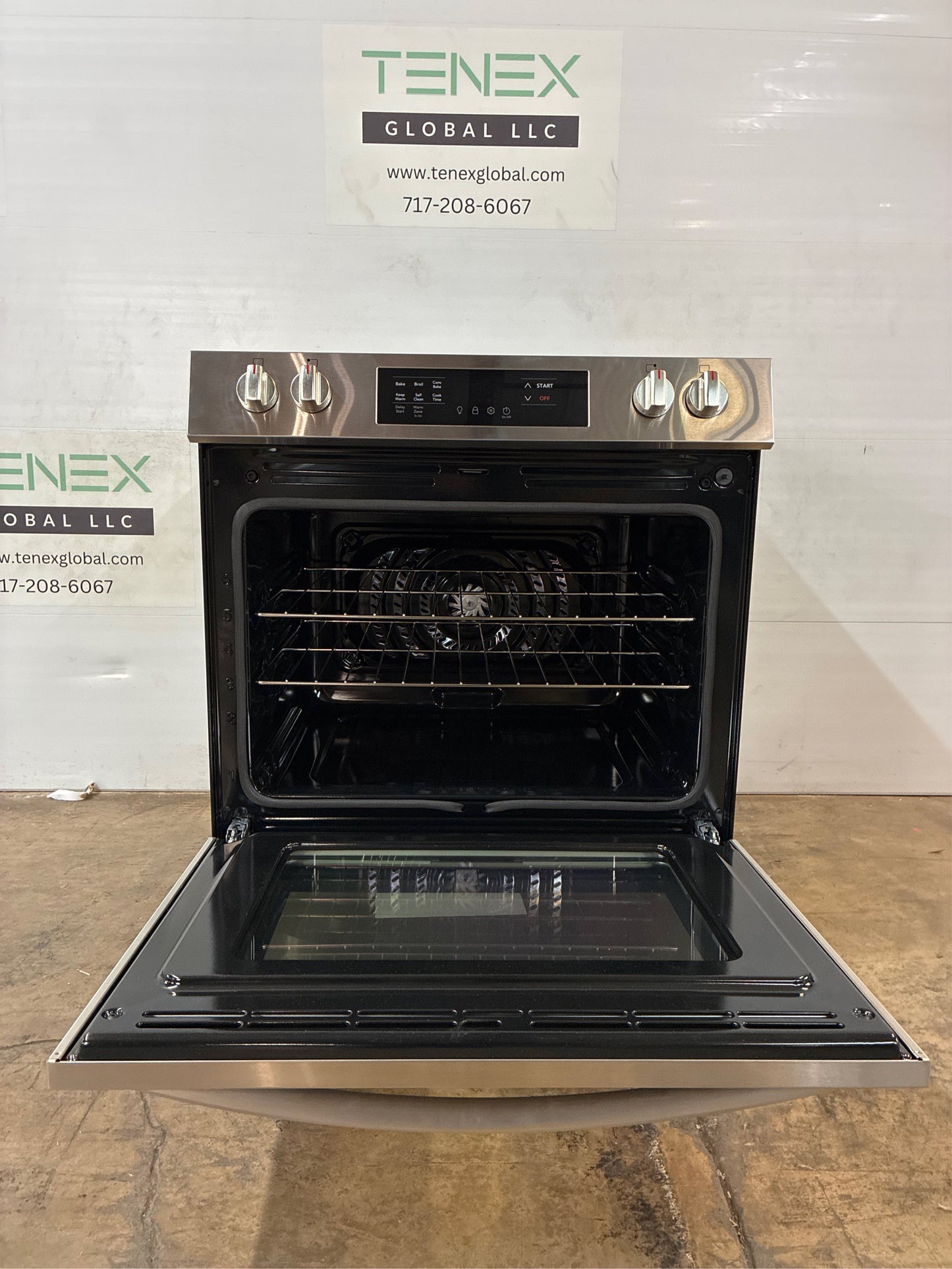 Frigidaire 30 in. Slide‑In Electric Range with Convection, SS