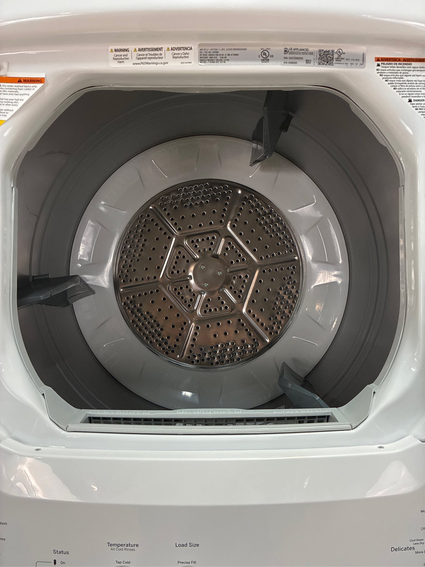 GE 3.8-cu ft Washer & Gas 5.9-cu ft Dryer