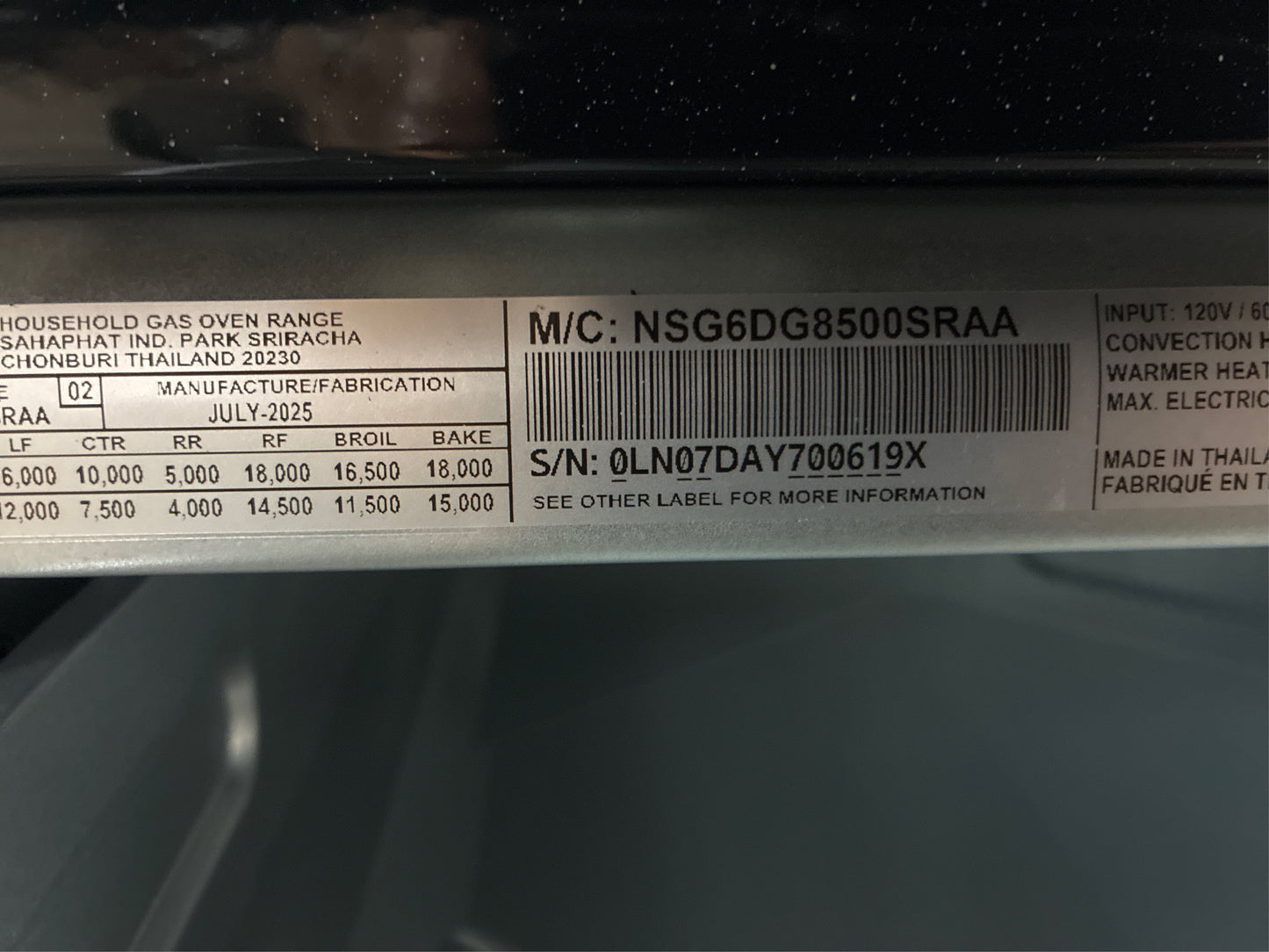 Samsung Bespoke 30 6.0 cu.ft. 5-Burner Gas Range