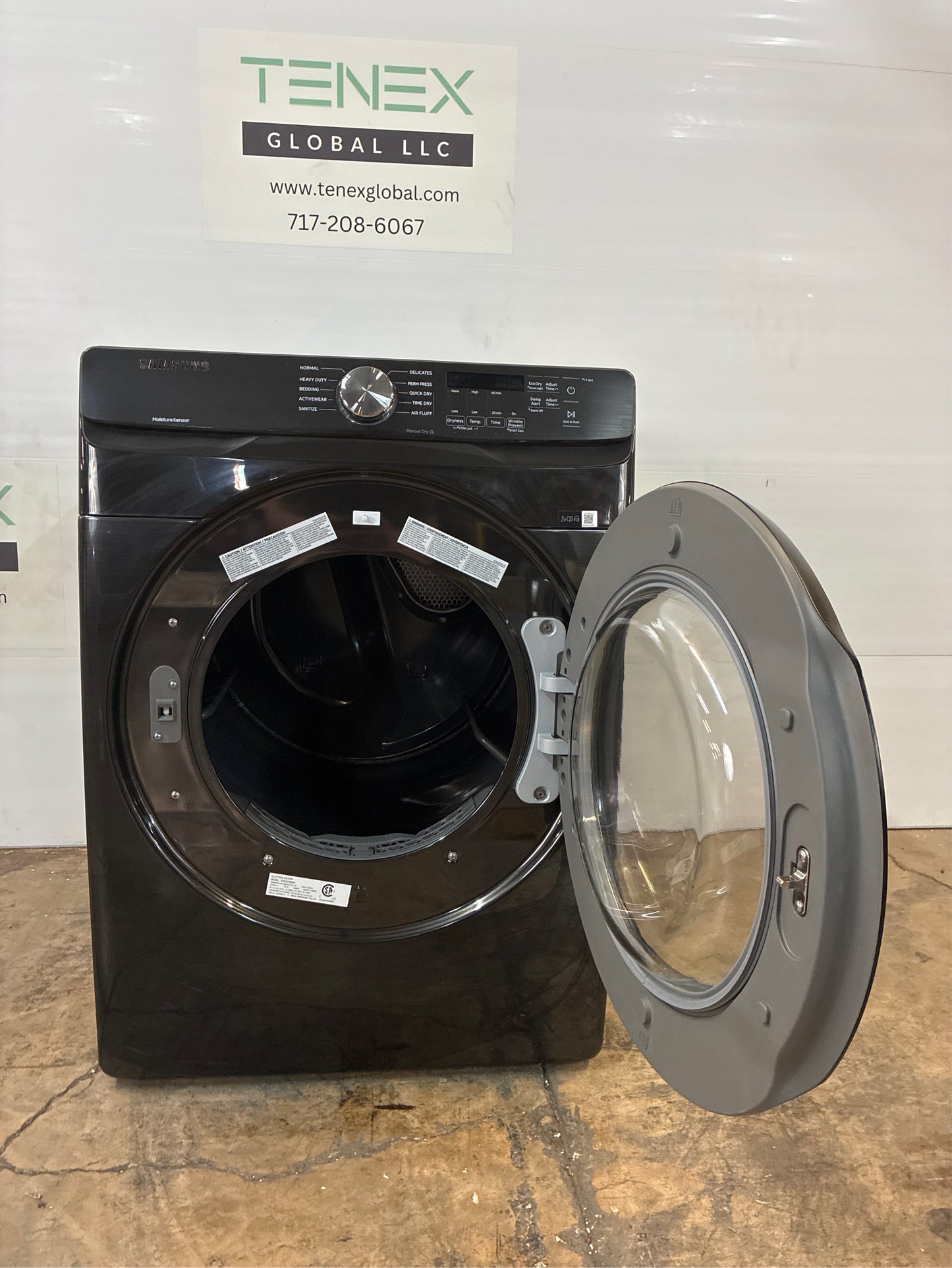 Samsung 7.5 cu. ft. Vented Electric Dryer, Black