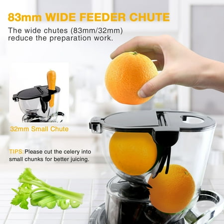 Aeitto Juicer, Cold Press, 83mm Chute