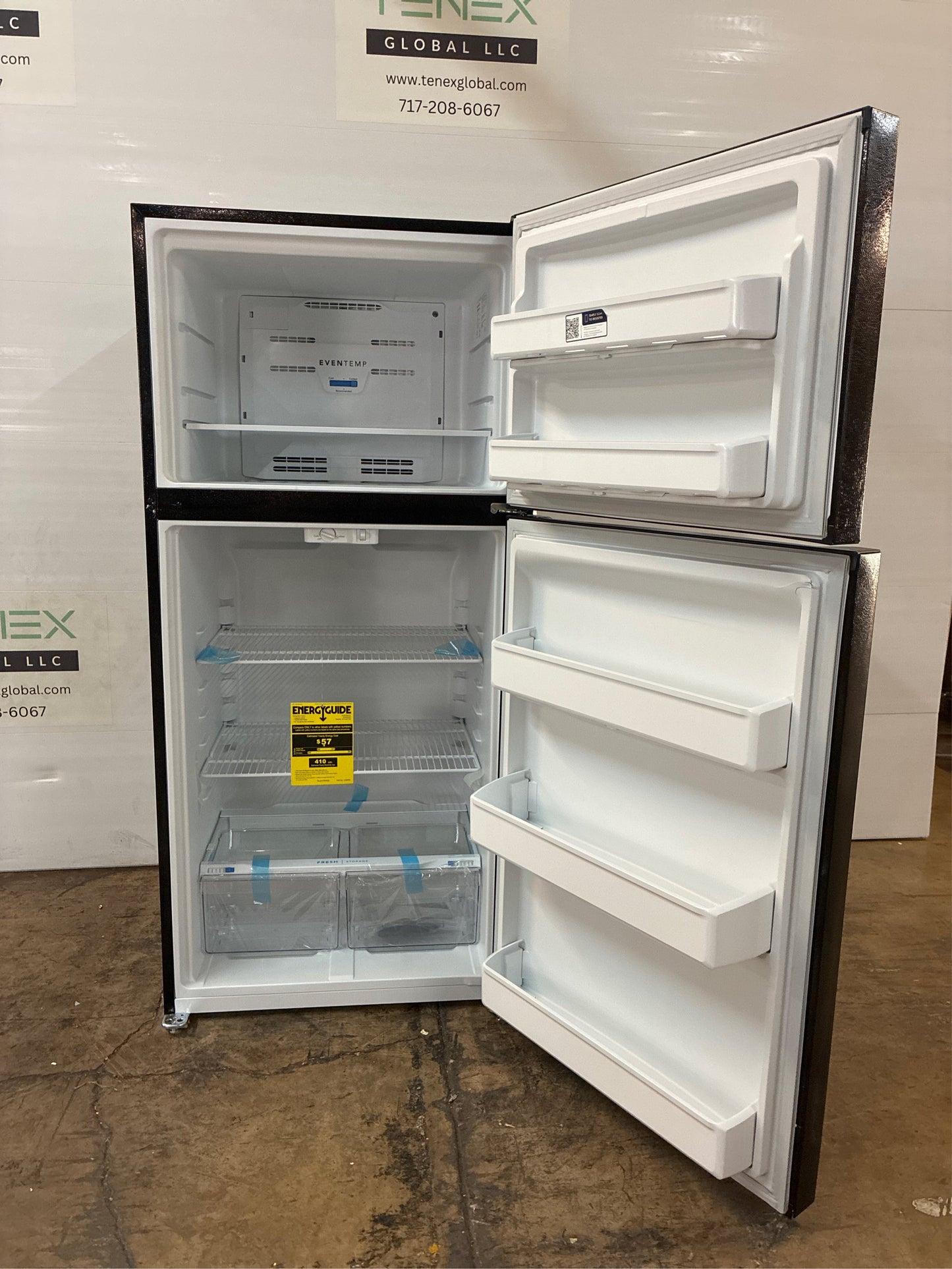 Frigidaire 18.3 Cu. Ft. Top Freezer Refrigerator-Black