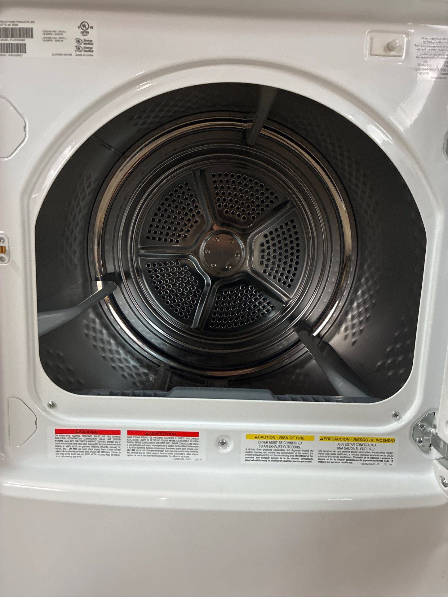 Frigidaire 7 cu.ft. Vented Electric Dryer White