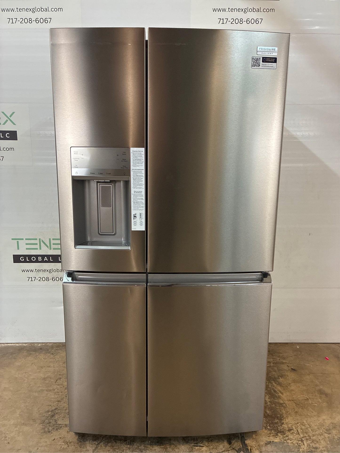 Frigidaire Gallery 36" Counter-Depth 4-Door Refrigerator