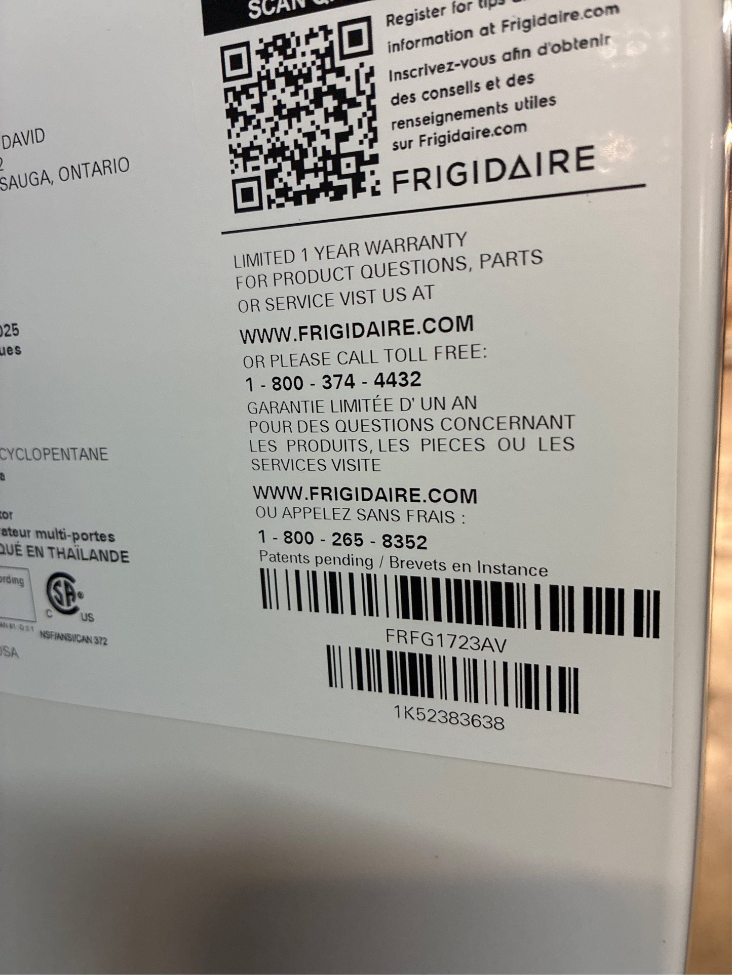 Frigidaire 31.5" Counter-Depth Refrigerator