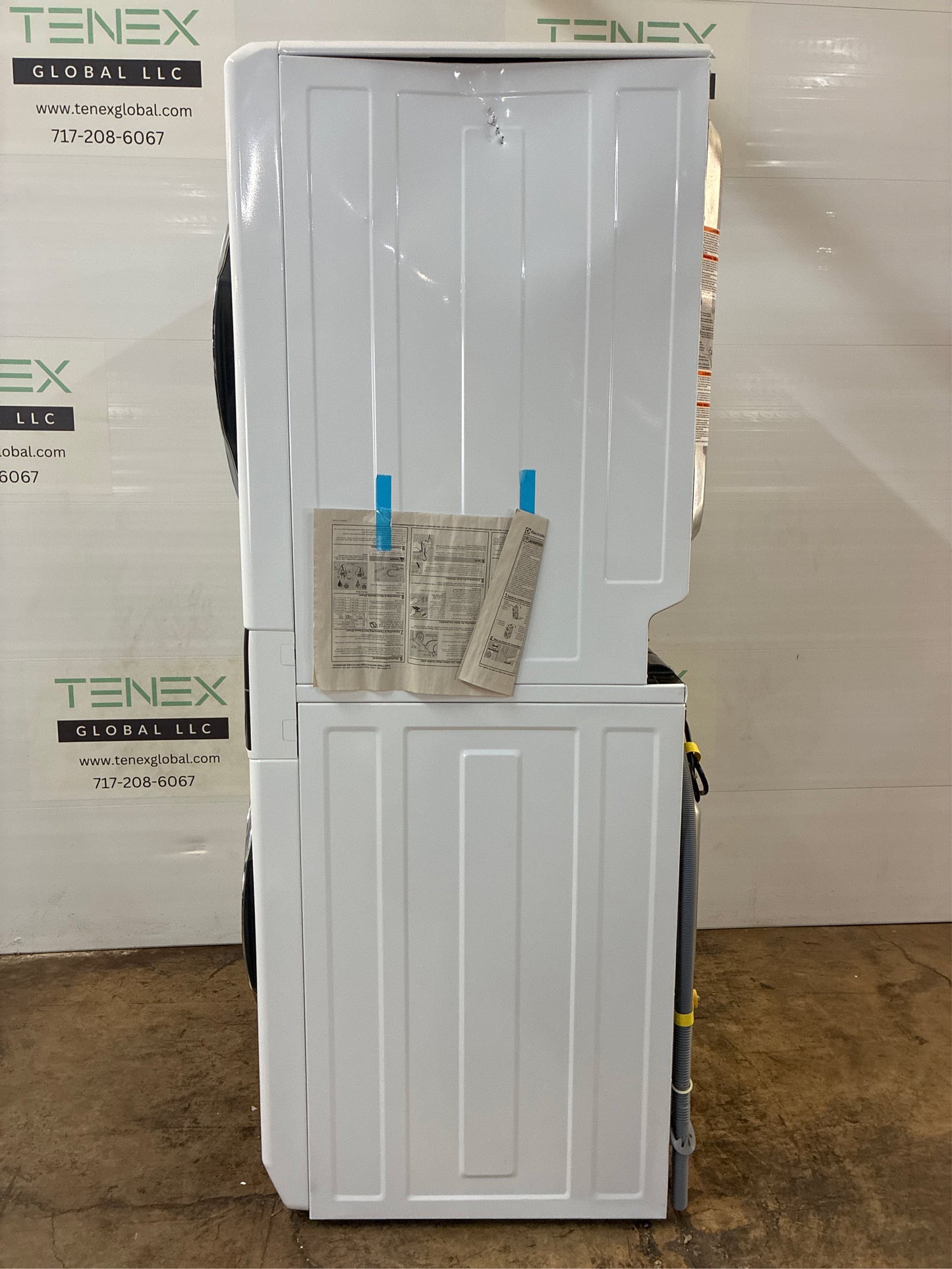 Electrolux 4.5/8.0 cu. ft. Washer Dryer Combo Tower, White