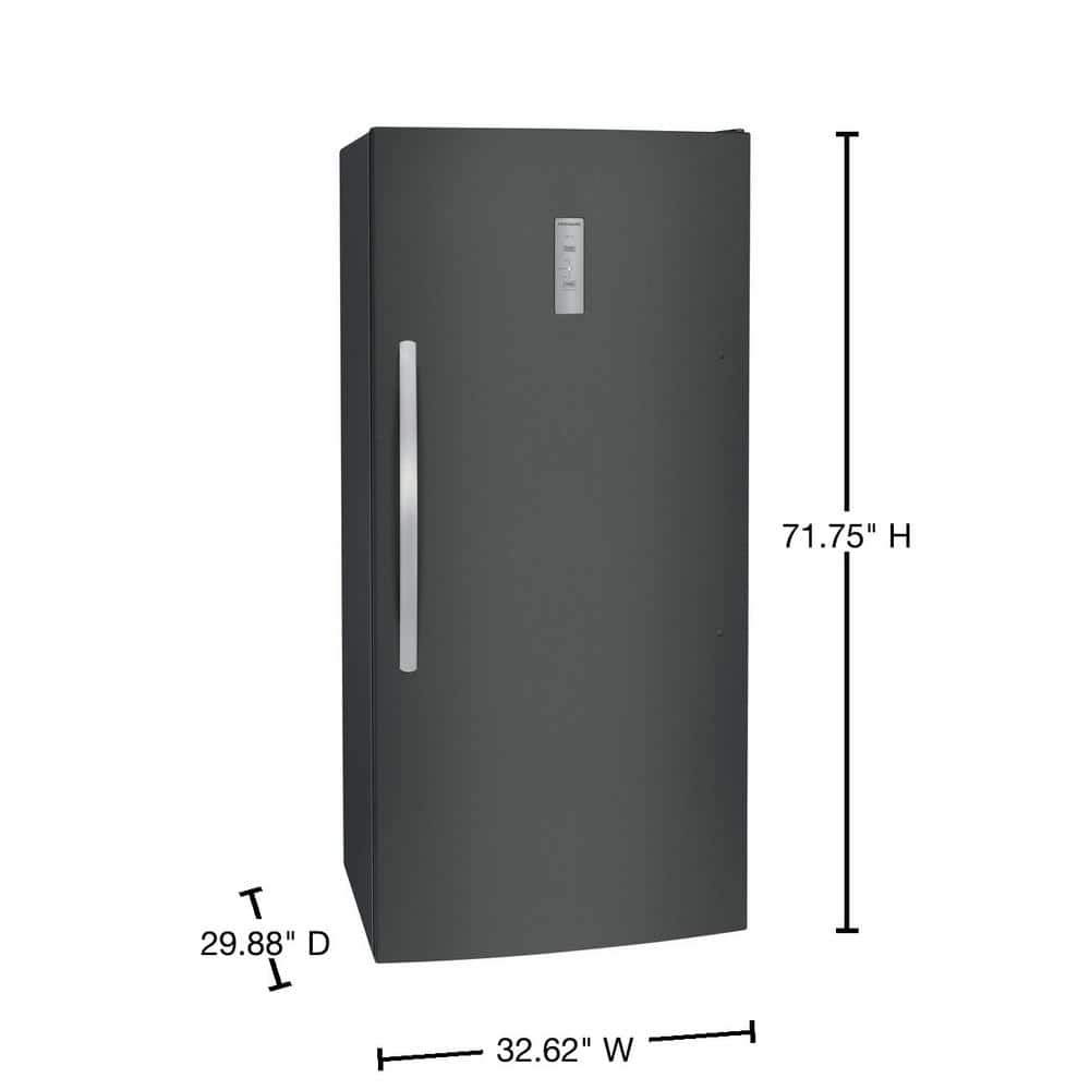 Frigidaire 20 cu. ft. Frost Free Upright Freezer, Carbon