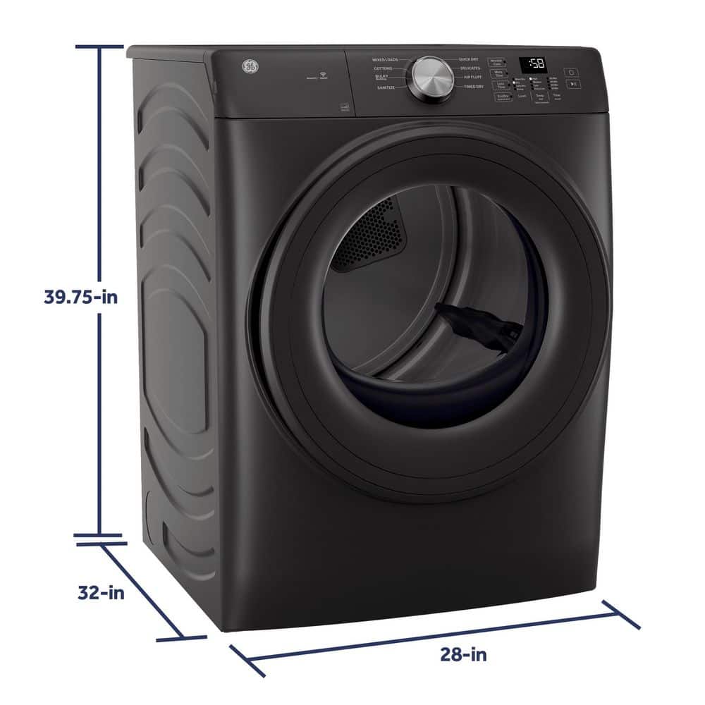 GE 7.8 cu ft Vented Smart Front Electric Dryer