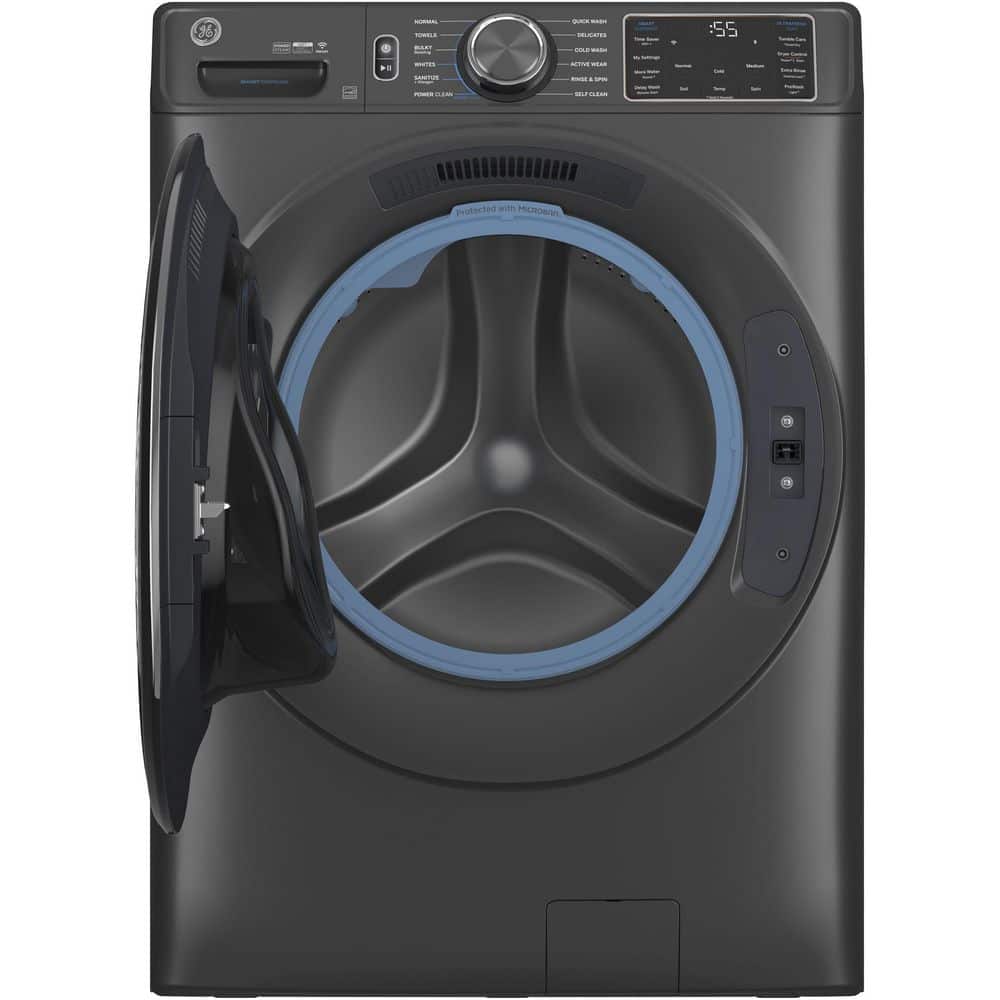 GE Smart Front-Load Washer 5.0 cu.ft. Graphite