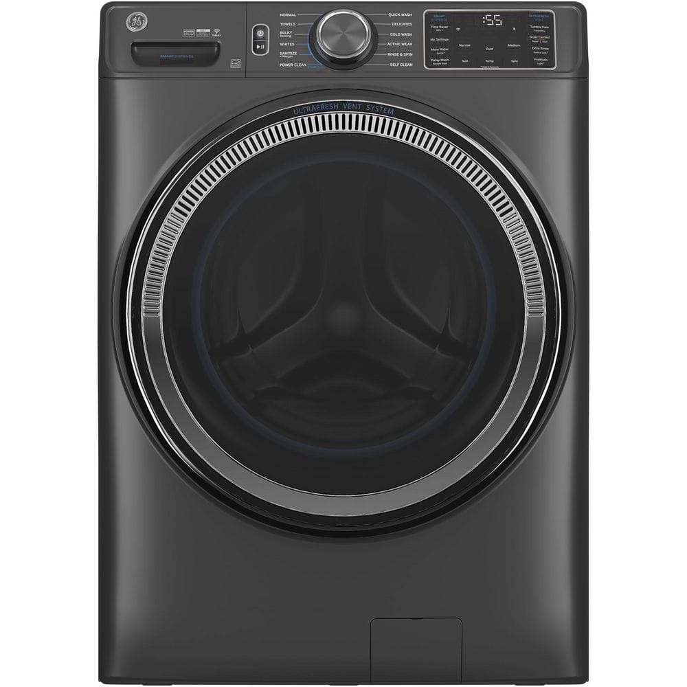 GE Smart Front-Load Washer 5.0 cu.ft. Graphite