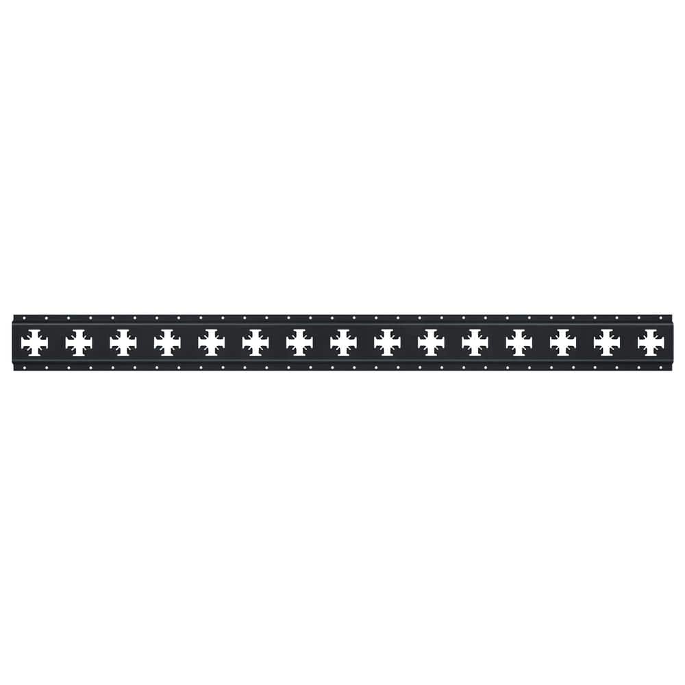 60 in Matte Black X-Track Rail - 1 pack