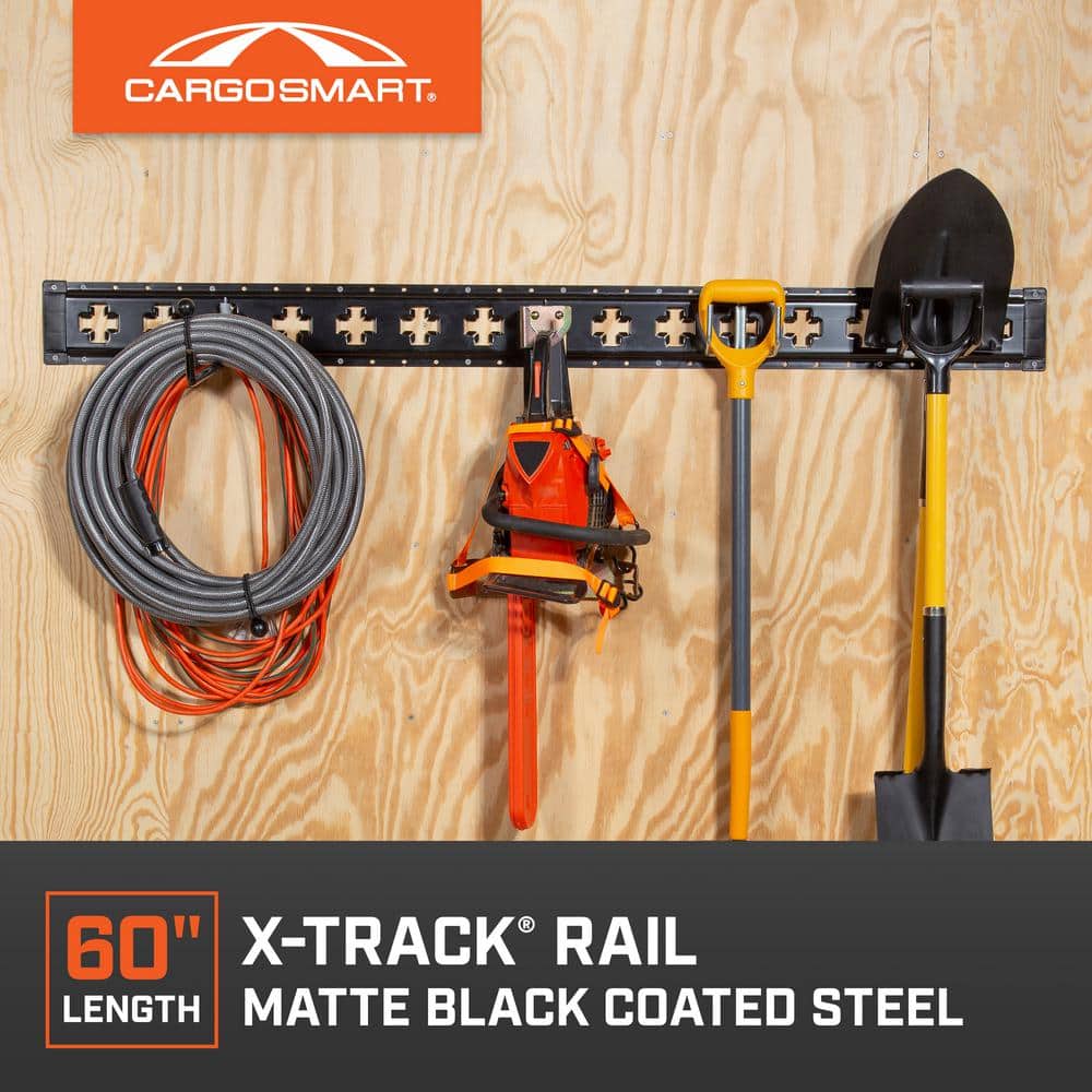 60 in Matte Black X-Track Rail - 1 pack