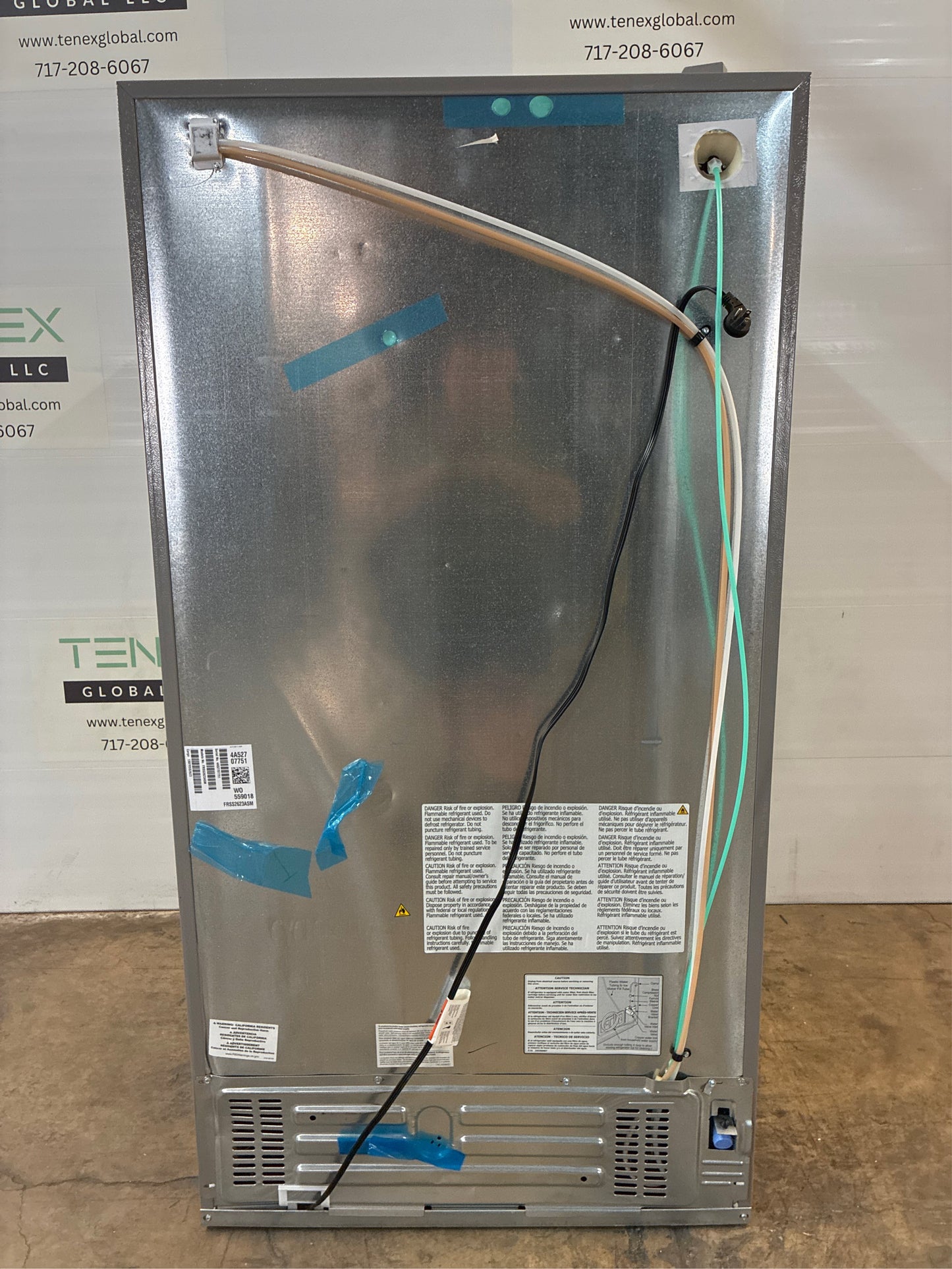 Frigidaire 36 in. 25.6 cu. ft. Side by Side Fridge