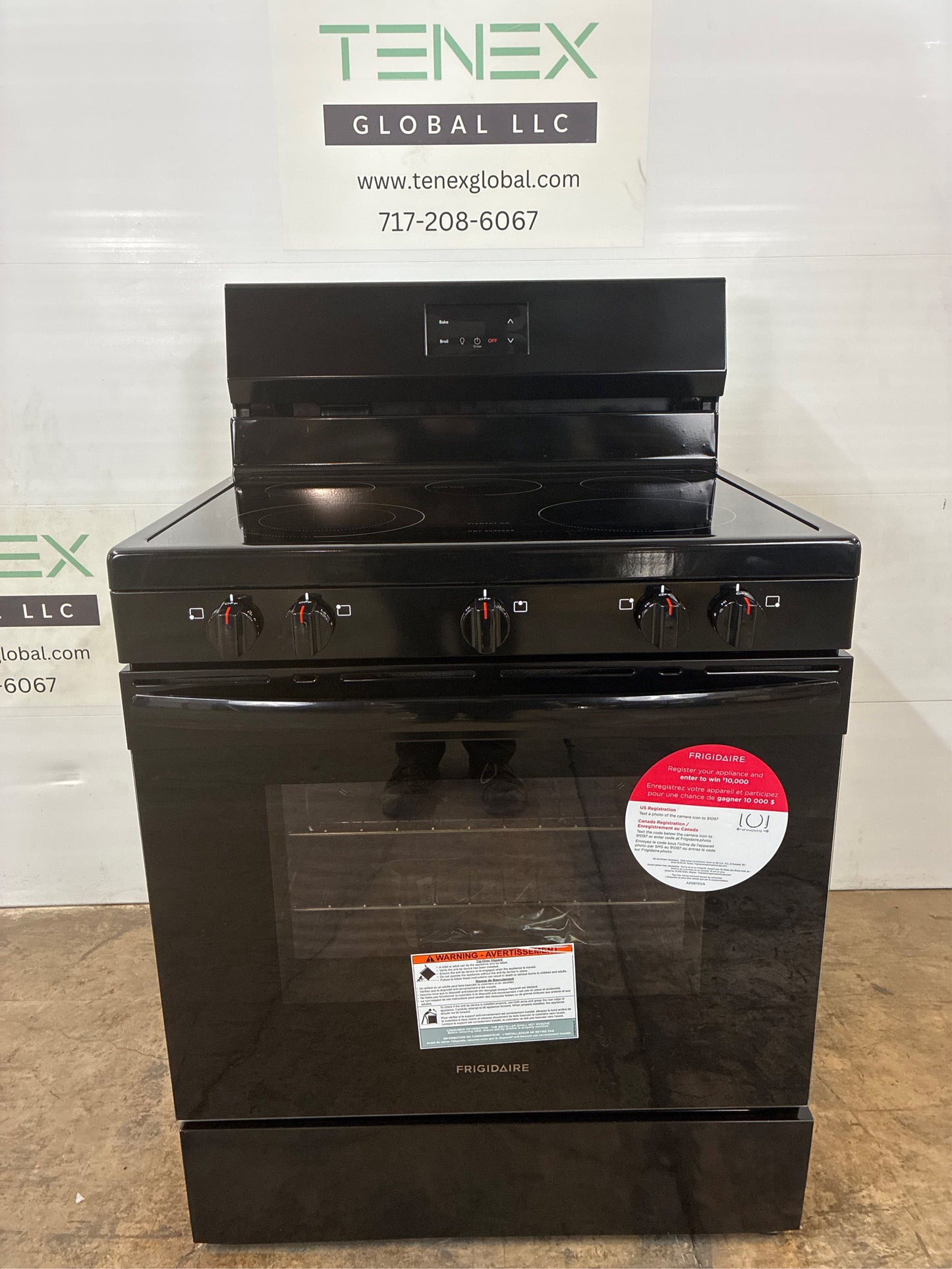 Frigidaire 30-in Glass Top 5-Burner Electric Range