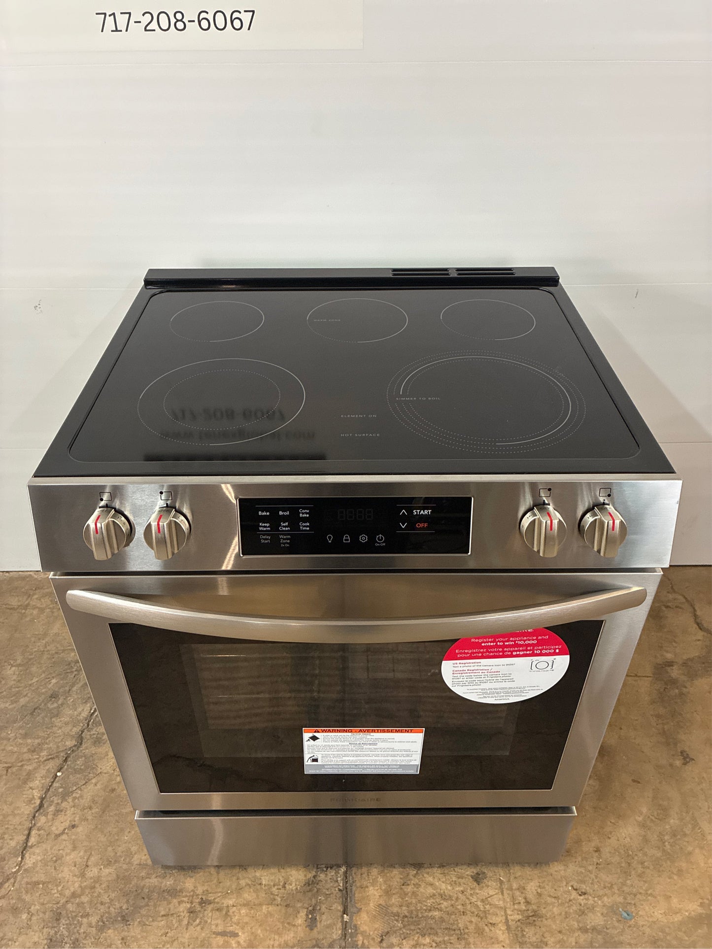 Frigidaire 30" 5-Burner Electric Range