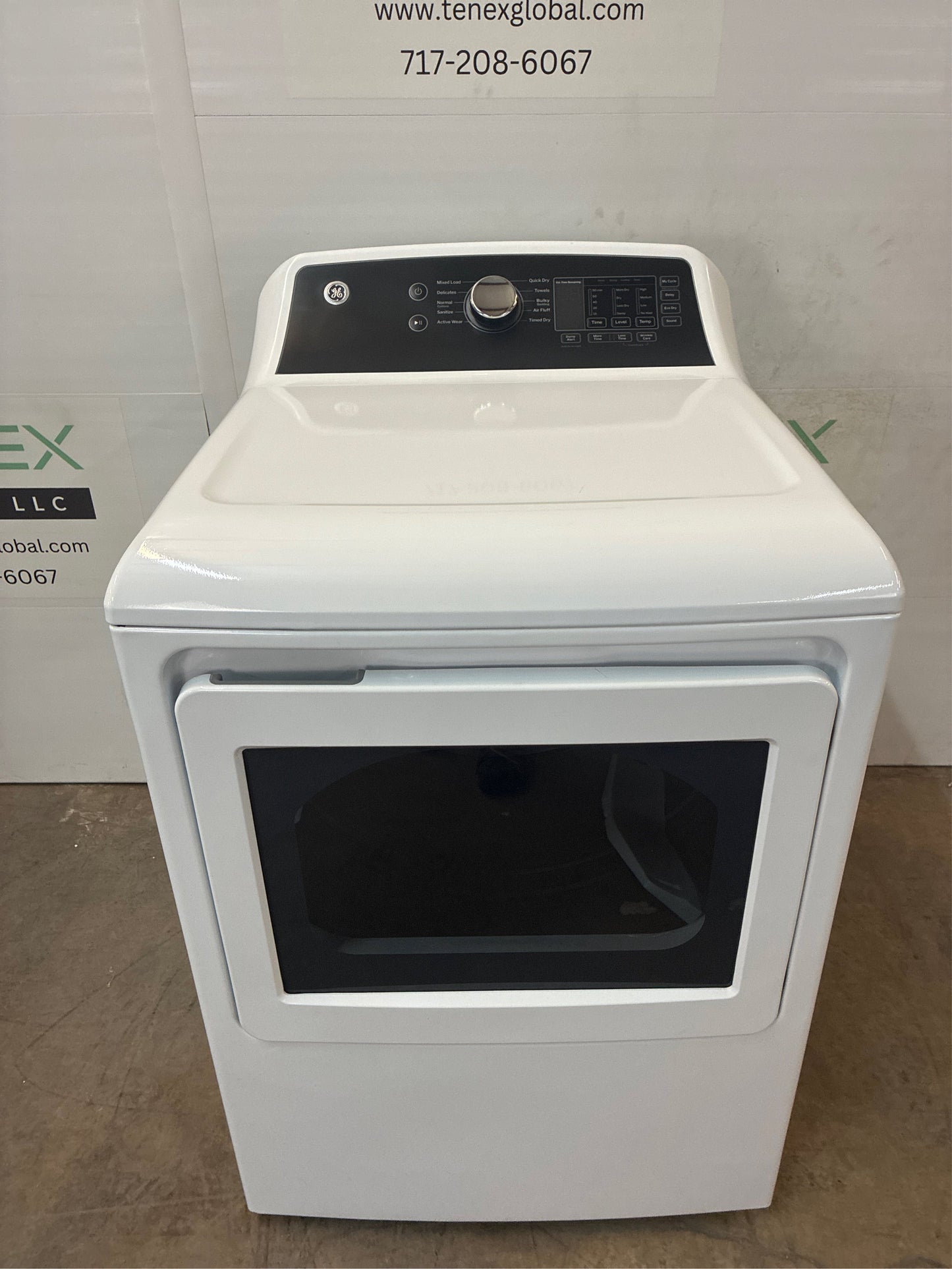 GE 7.4 cu ft Electric Dryer White