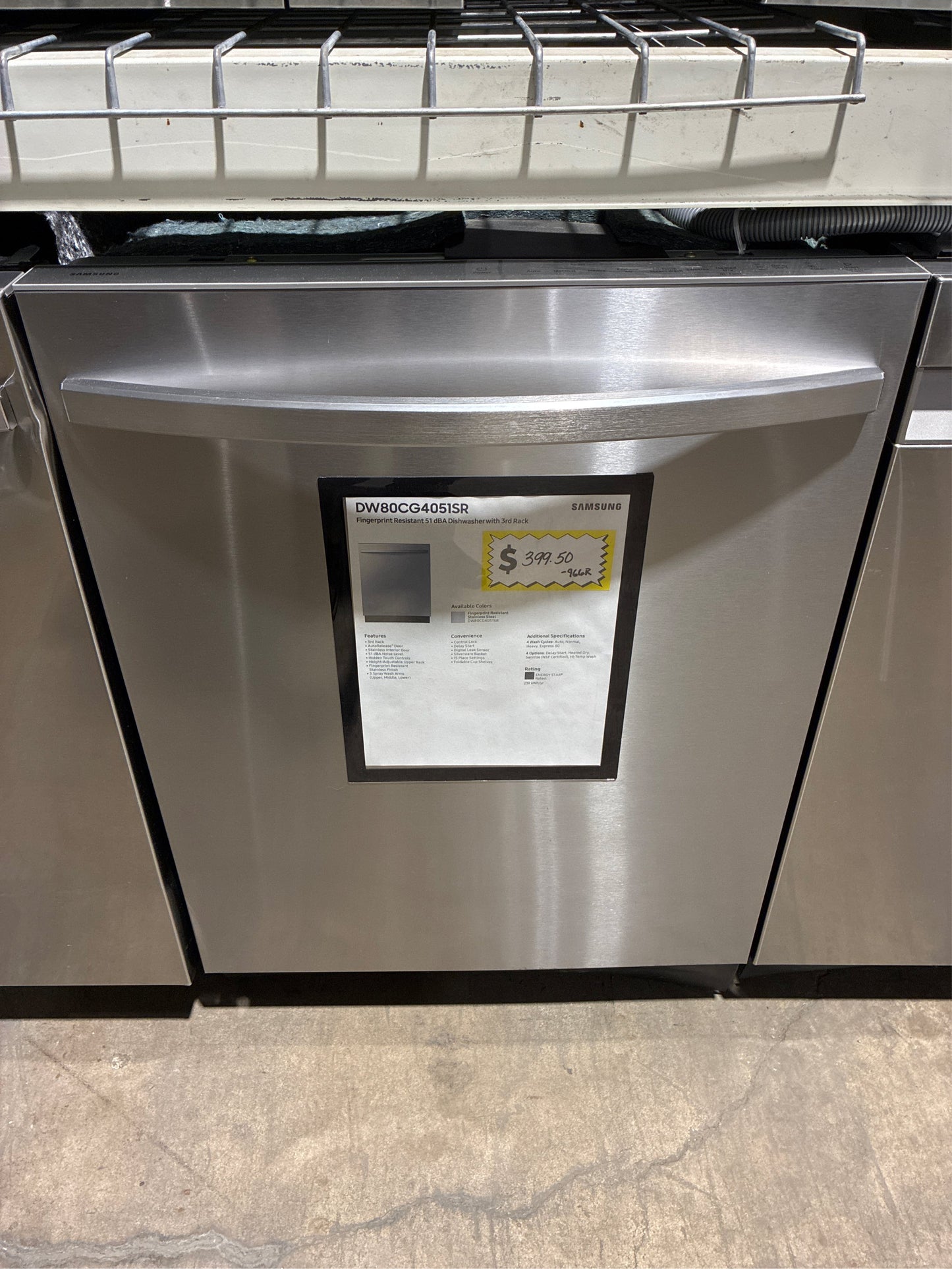 Fingerprint Resistant Stainless Steel Dishwasher