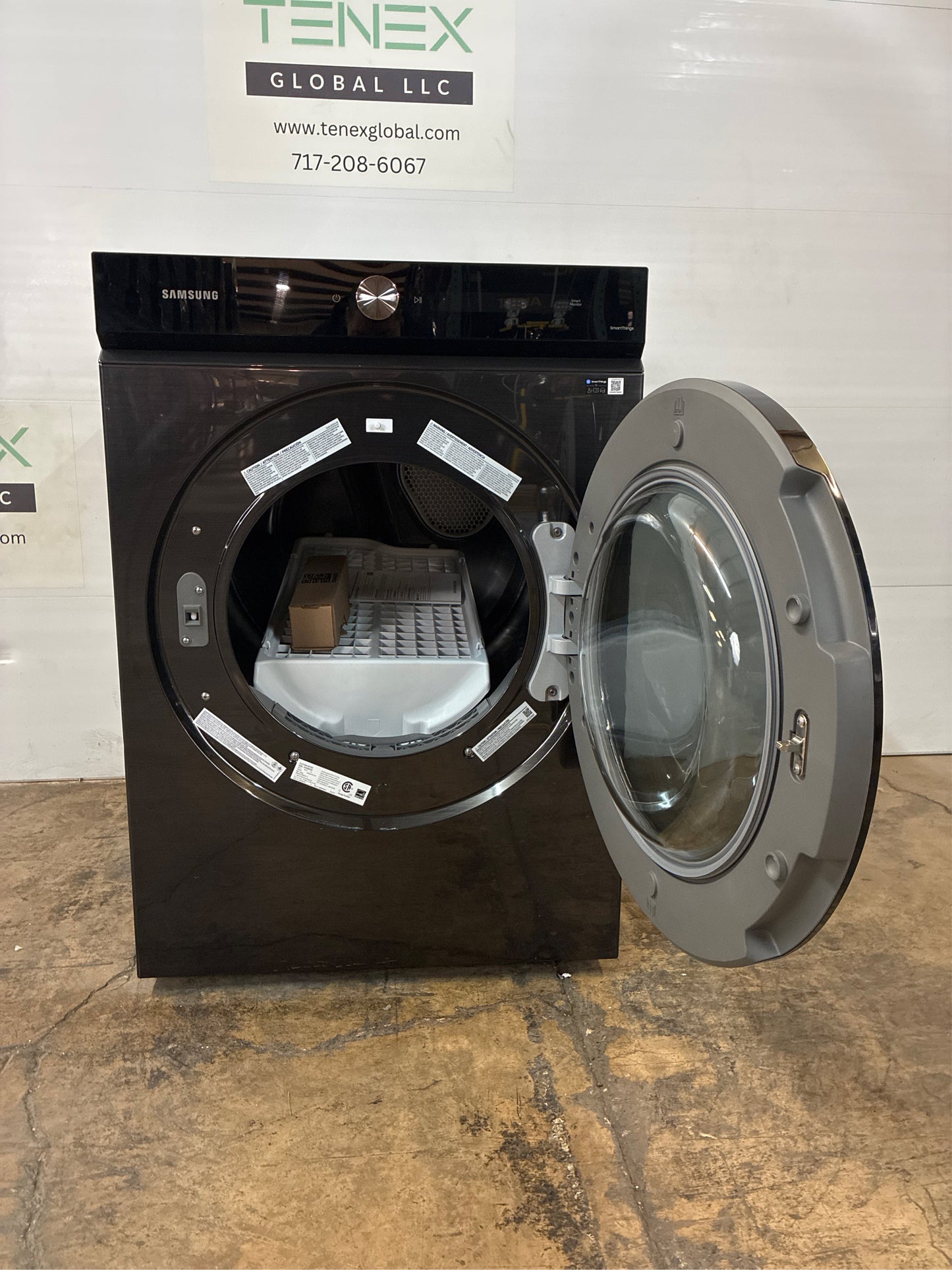 Samsung Bespoke 7.6 cu ft Gas Dryer in Brushed Black