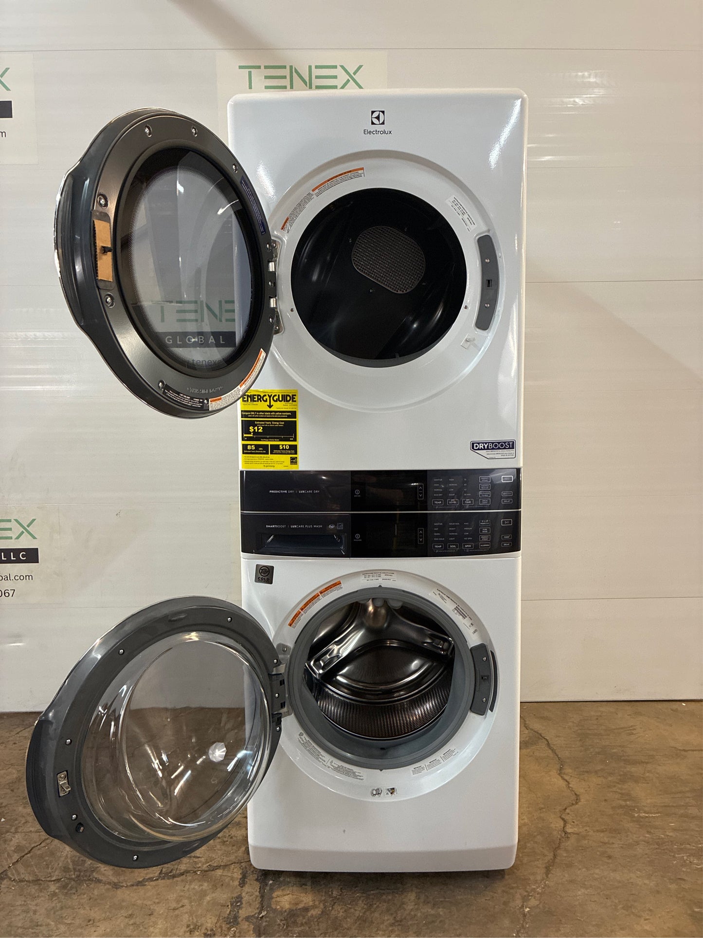 Electrolux 4.5/8.0 cu. ft. Washer Dryer Combo Tower, White
