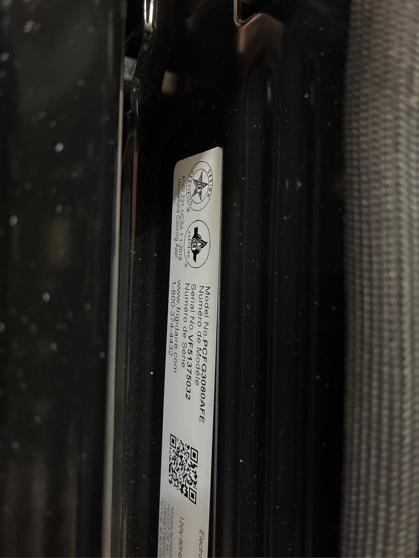 Frigidaire 30" 6 Burner Gas Range in Stainless Steel