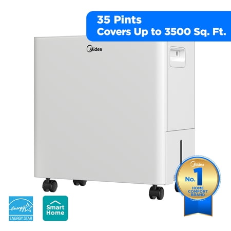 Midea 35 Pint Smart Dehumidifier MAD35S1CWWT