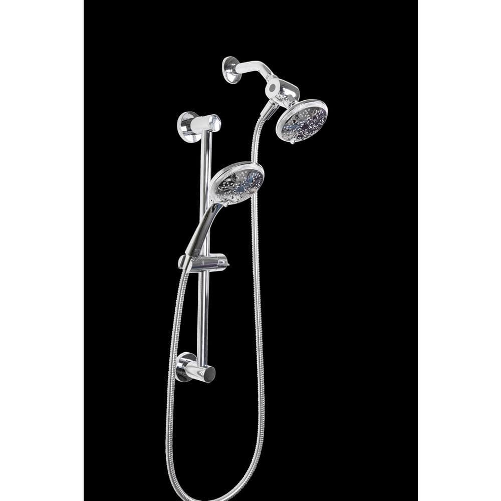 4.5 in. Dual Shower Heads, Chrome, 1.8 GPM