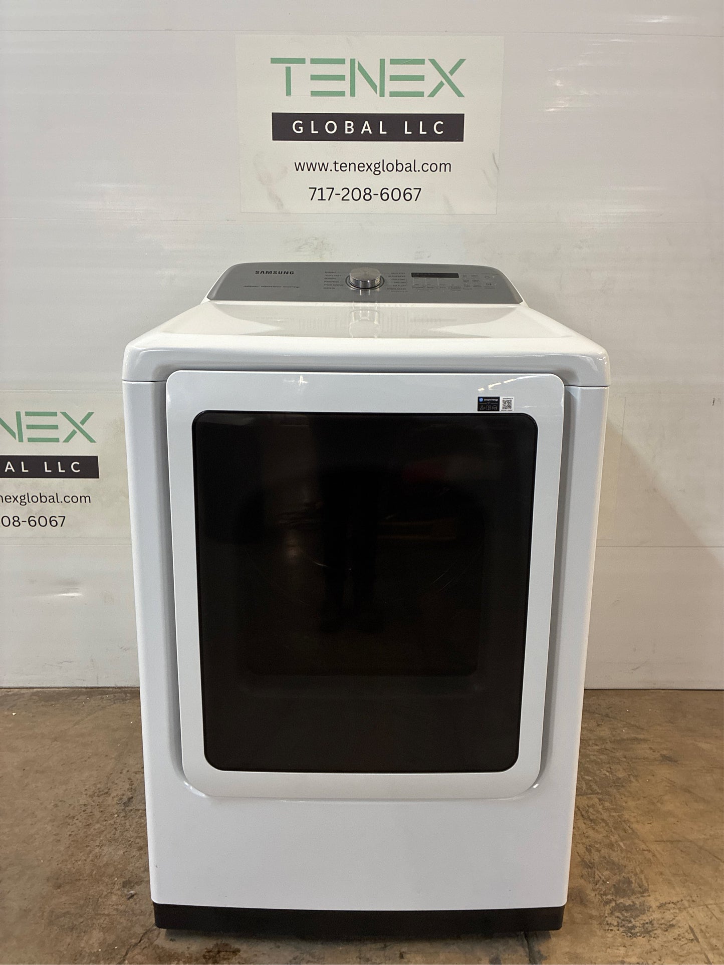 Samsung 7.4 cu. ft. Gas Dryer with Steam White