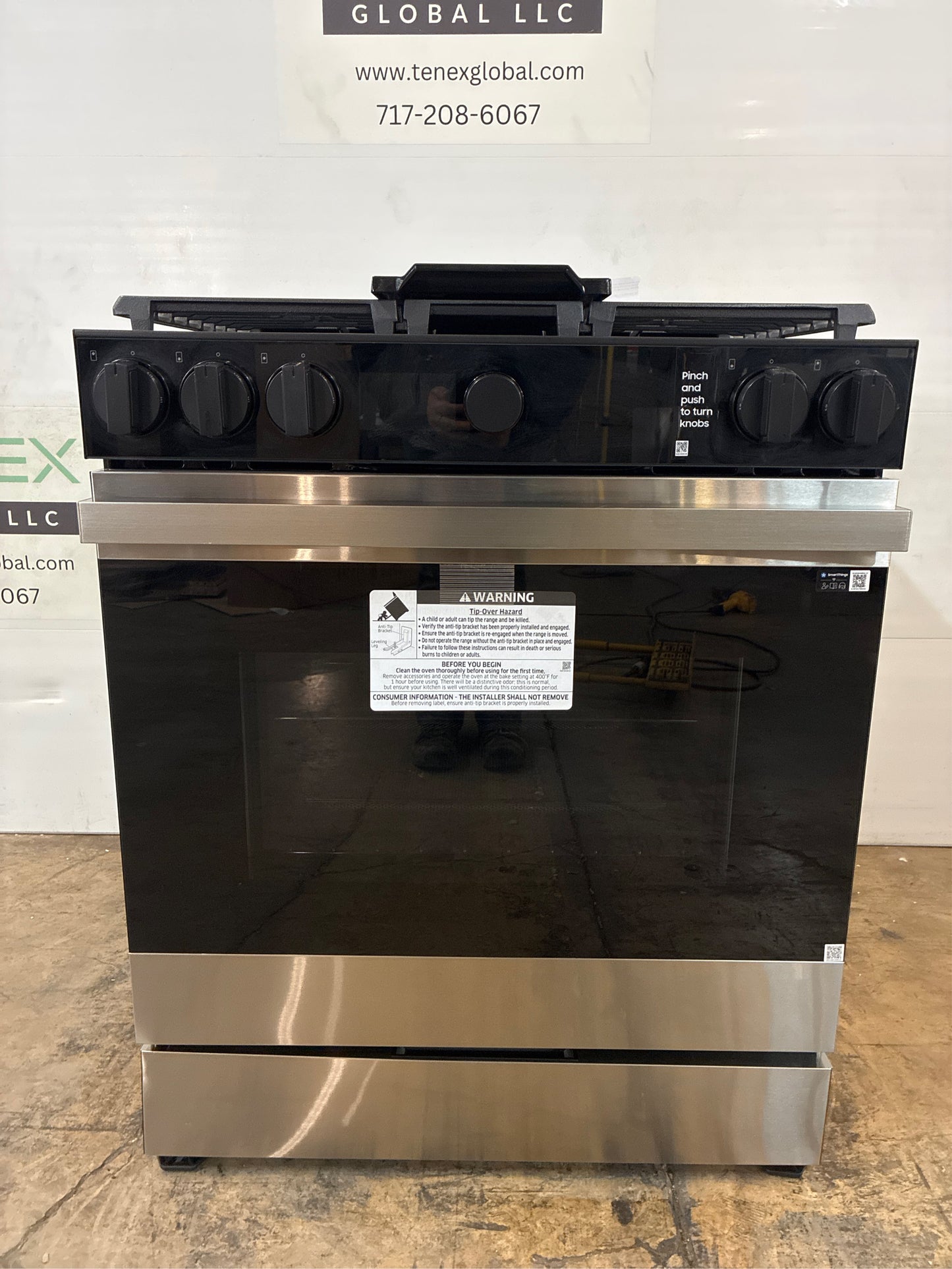 Samsung Bespoke 30 6.0 cu.ft. 5-Burner Gas Range